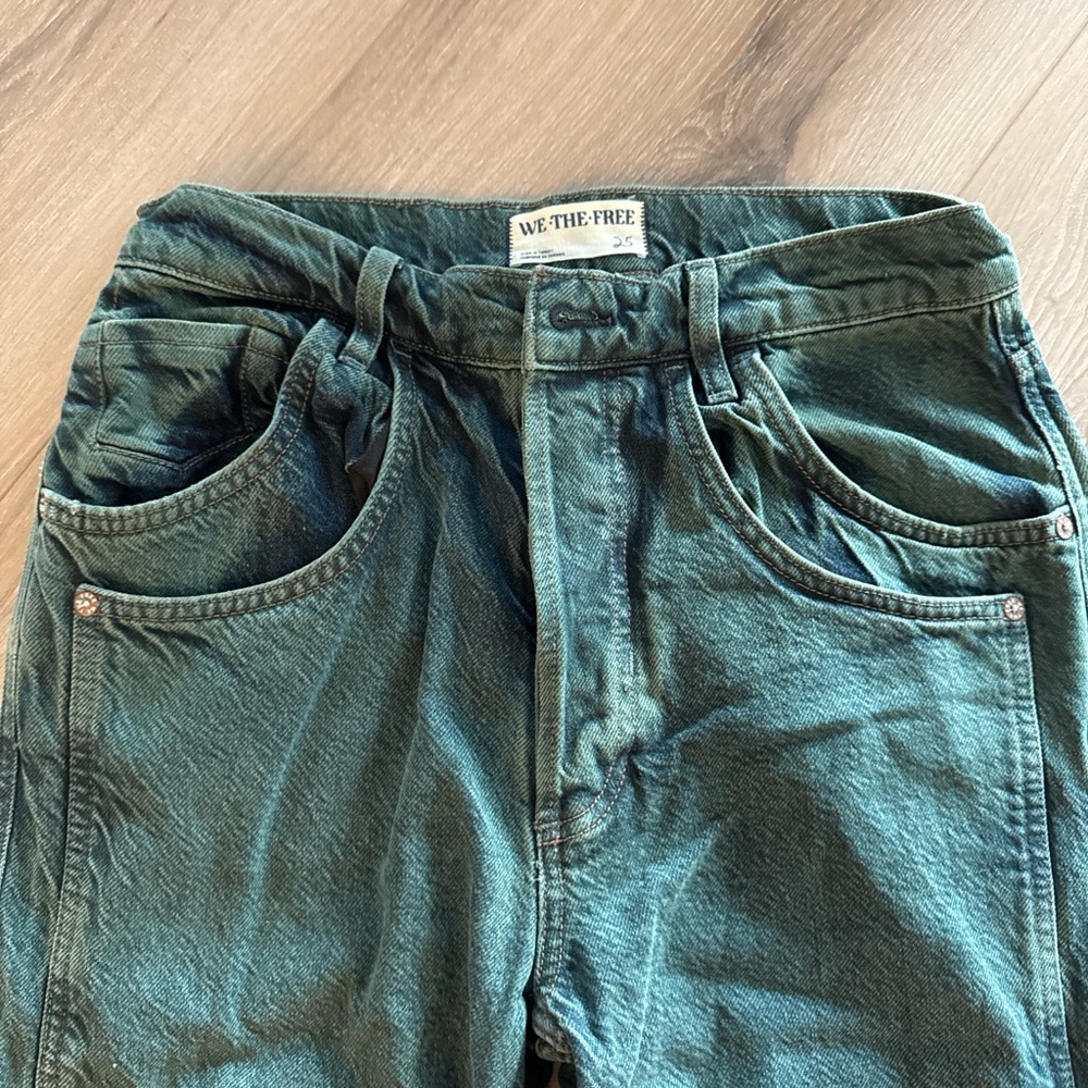 We The Free Forest Green Corduroy Trousers